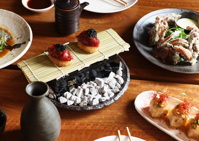 Toko, Sydney CBD - Credit: Steven Woodburn Selection of dishes at Toko, Sydney CBD