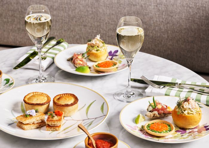 Capella Hotel, Sydney CBD Selection of high tea dishes at Capella Hotel, Sydney CBD