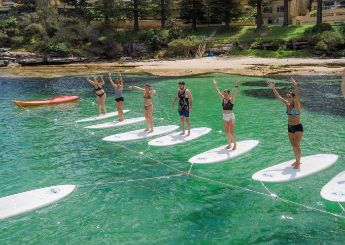 Flow mOcean, Manly Yoga on stand-up paddle boards with Flow mOcean in Manly, Sydney North
