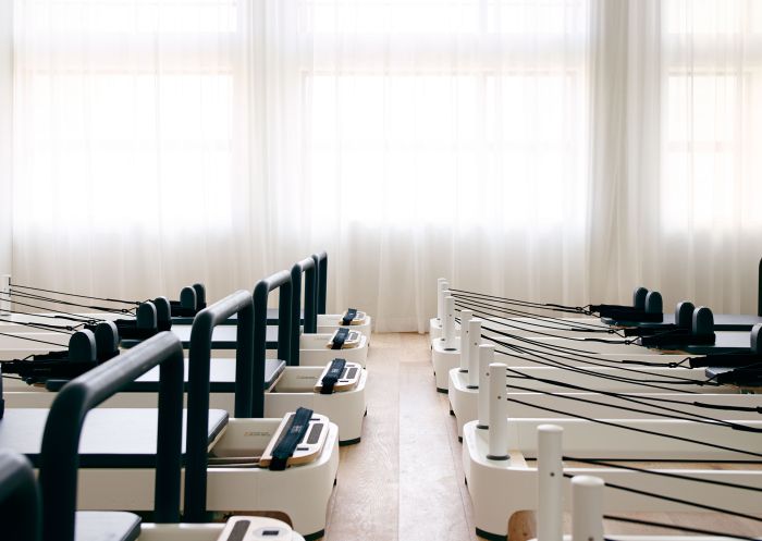 One Hot Yoga, Potts Point Pilates beds at One Hot Yoga, Potts Point