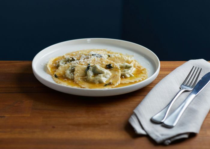 I Maccheroni, Woollahra - Credit: Will Hartley Tortelli Parmigiano, spinach, burnt butter & sage at I Maccheroni, Woollahra
