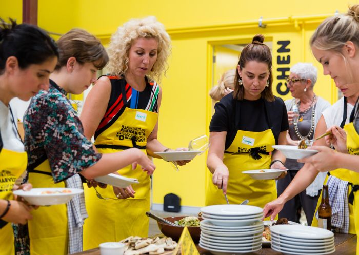 Cooking for a Cause class at Ozharvest, Alexandria - Credit: Nikki To Group enjoying a Cooking for a Cause class at Ozharvest, Alexandria
